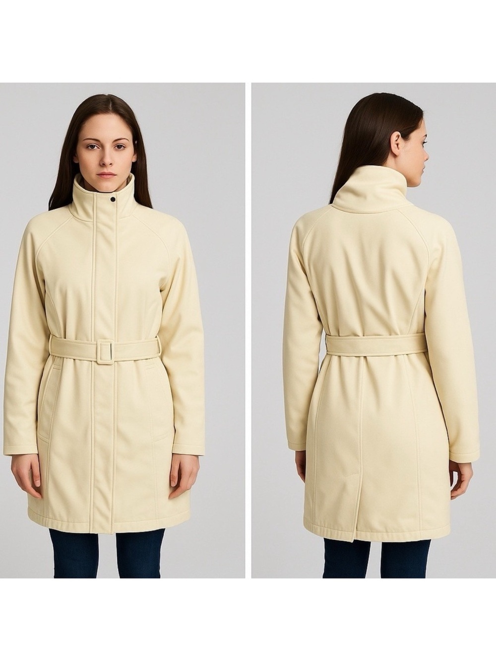 The North Face Women’s Wind Stopper Belted Weather Resistant Trench Coat